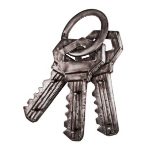 Tollhaus Schlüssel Garderobe aus Metall Schlüsselbund Optik