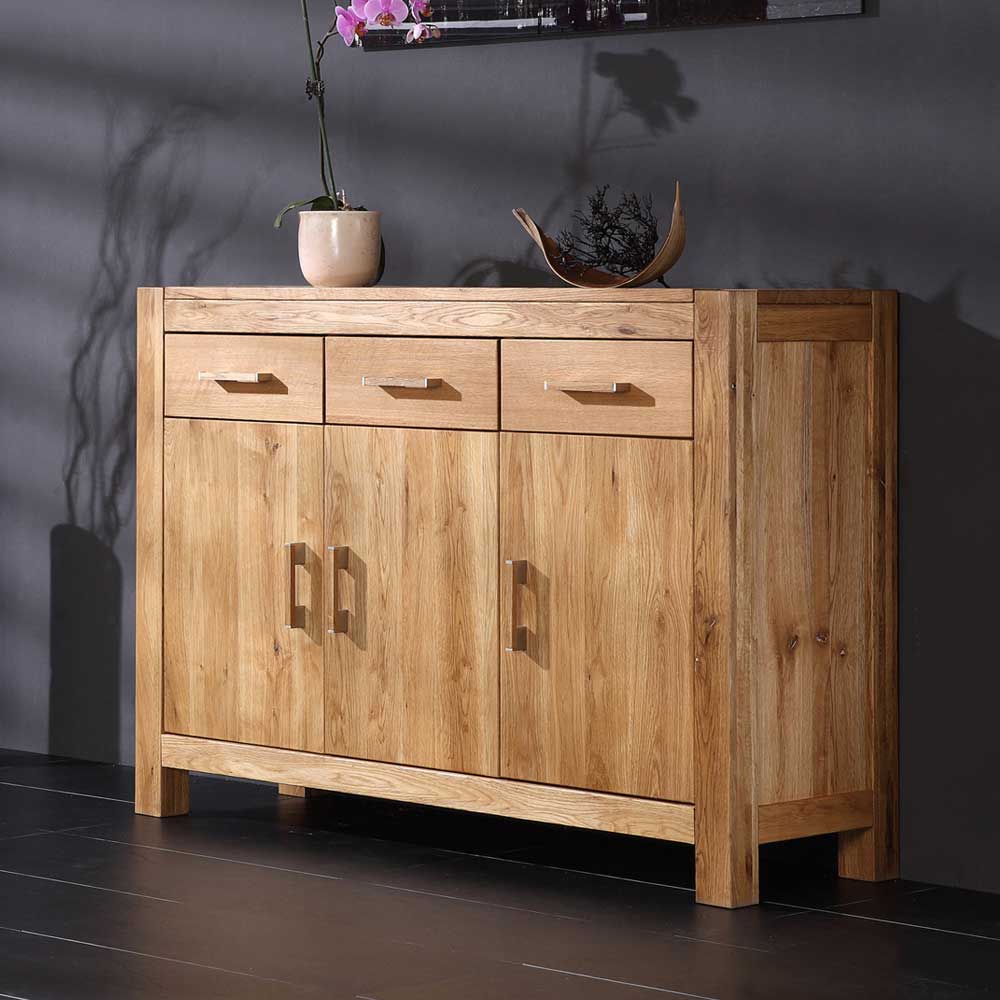 Natura Classico Esszimmer Sideboard aus Wildeiche Massivholz Geölt