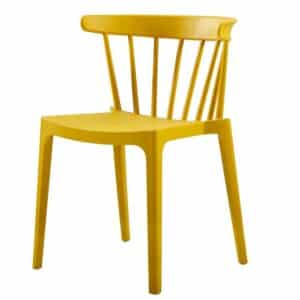 Basilicana Stühle in Gelb Kunststoff (2er Set)
