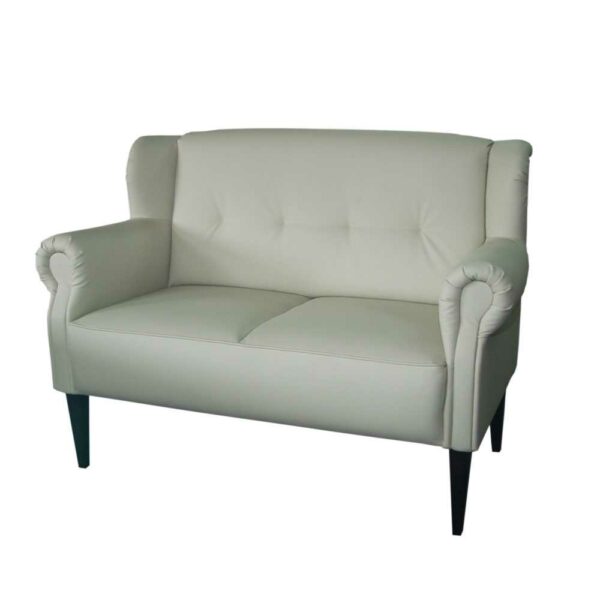 Brandolf 2 Sitzer Sofa in Creme Federkern