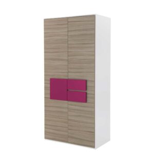 Spirinha Jugend Kleiderschrank in Holz Pink modern