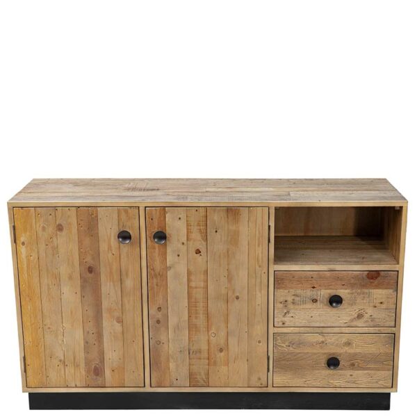 Möbel Exclusive Holzkommode aus Pinie Recyclingholz 140 cm breit