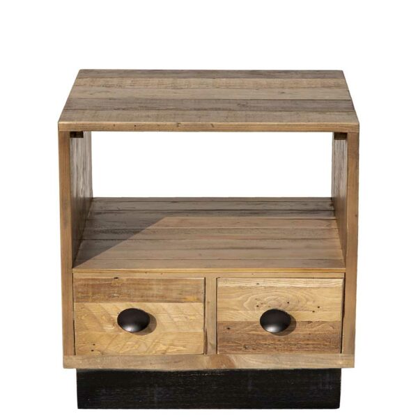 Möbel Exclusive Schlafkommode aus Pinie Recyclingholz 45 cm breit