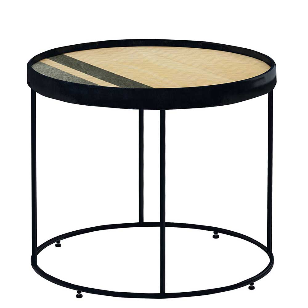 Möbel4Life Kleiner Wohnzimmer Tisch in modernem Design Ringgestell