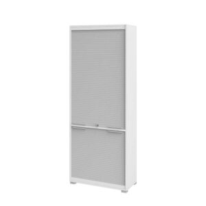 Spirinha Jalousien Aktenschrank in Weiß 80 cm