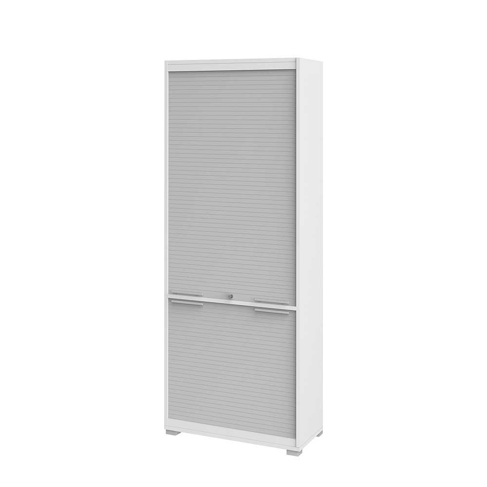 Spirinha Jalousien Aktenschrank in Weiß 80 cm