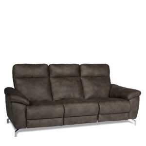 Möbel4Life Relaxcouch in Braun Microfaser modern