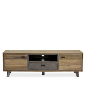 Möbel4Life TV Board aus Akazie und Stahl 160 cm breit