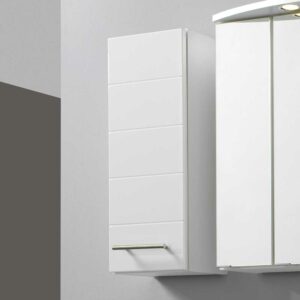 Star Möbel Badezimmer Hängeschrank in Weiß Hochglanz 25 cm