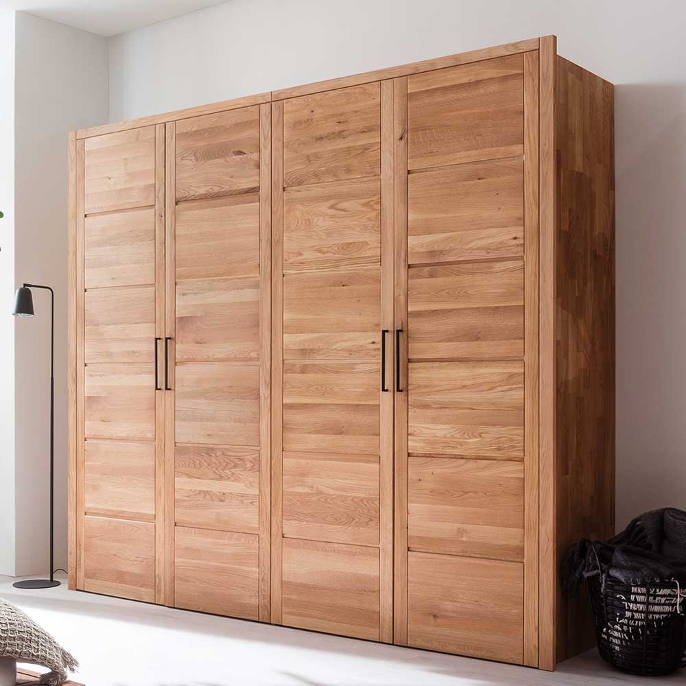 Dreaming Forest Massiver Holzkleiderschrank Aus Wildeiche Vier T ren Dreaming Forest Massiver Holzkleiderschrank Aus Wildeiche Vier T ren