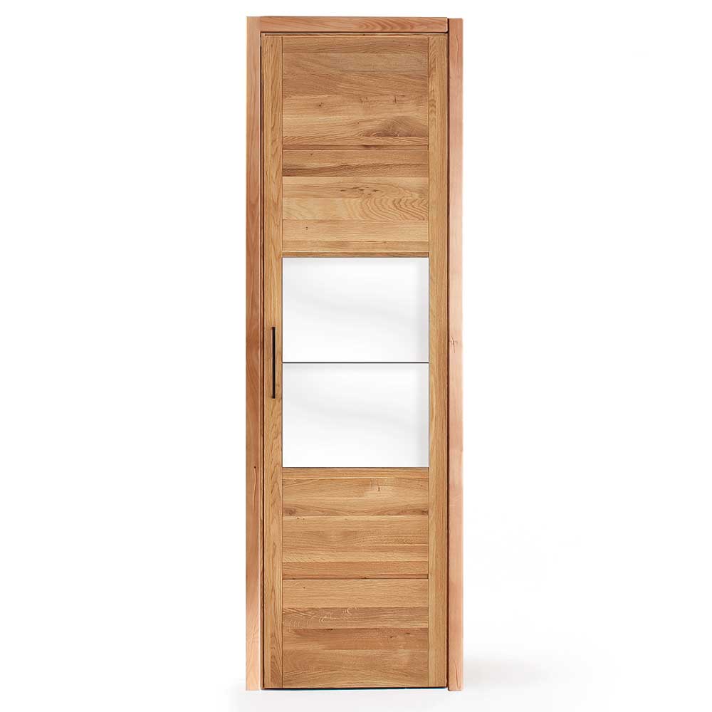 Dreaming Forest Kleiderschrank 1türig aus Wildeiche Massivholz 65 cm tief